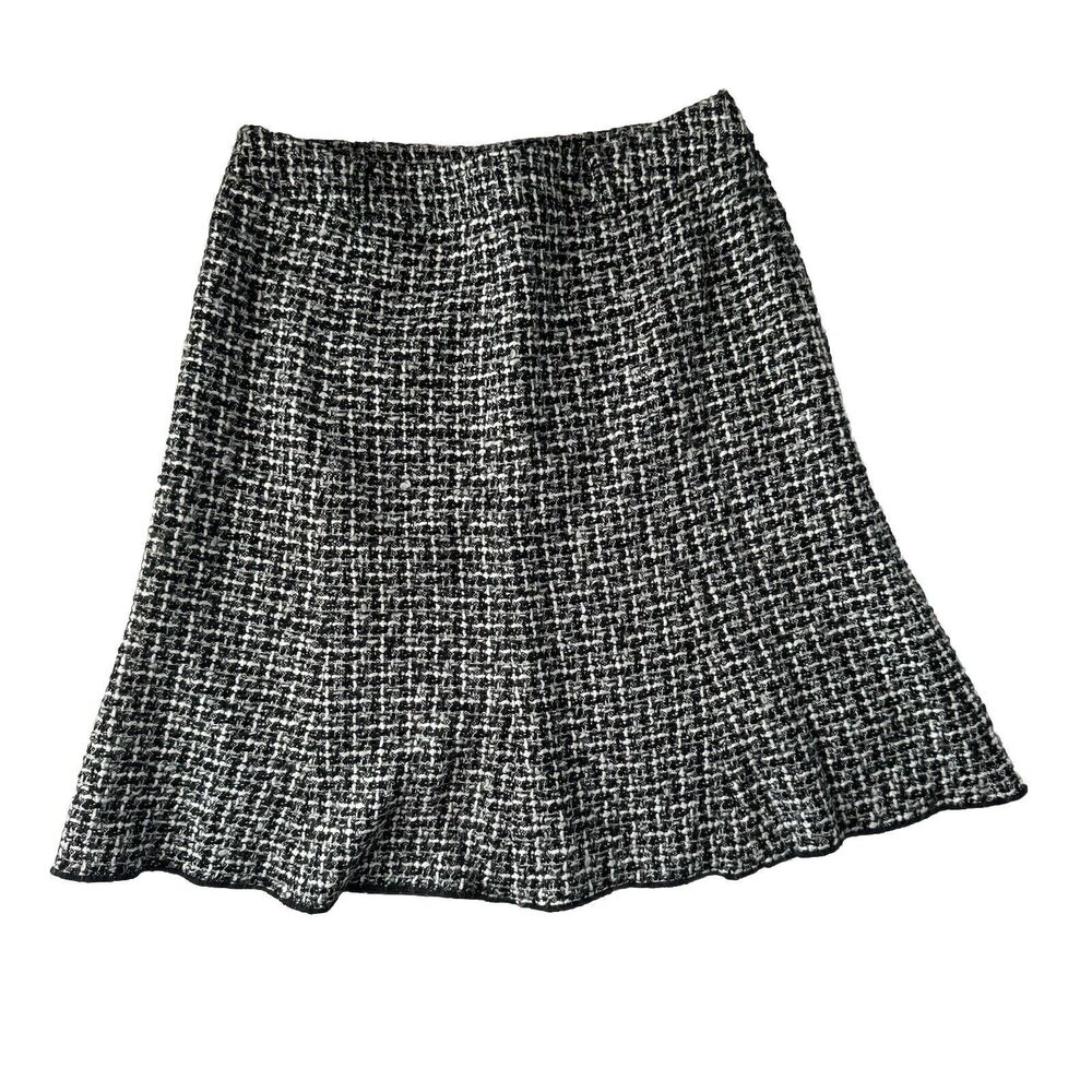 Nine West Skirt Womens Size 4 Tweed Flare Skirt